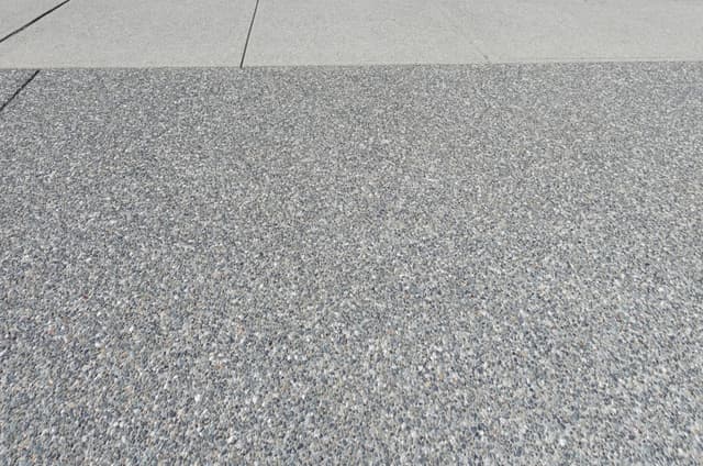 Exposed aggregate