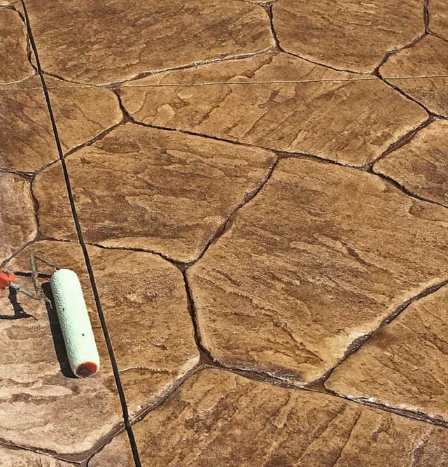 Stamped concrete